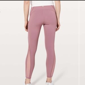 Lululemon Train Times 7/8 Pant *25 In Figue / Pink